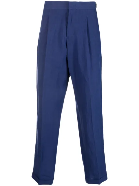 Orlebar Brown straight-leg lined trousers 