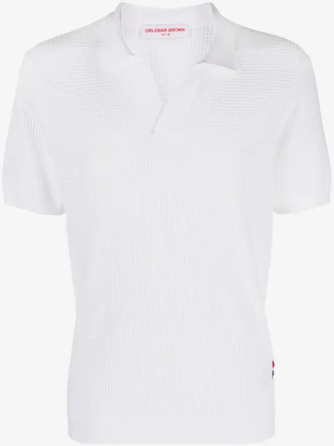 Orlebar Brown Roddy perforated polo shirt