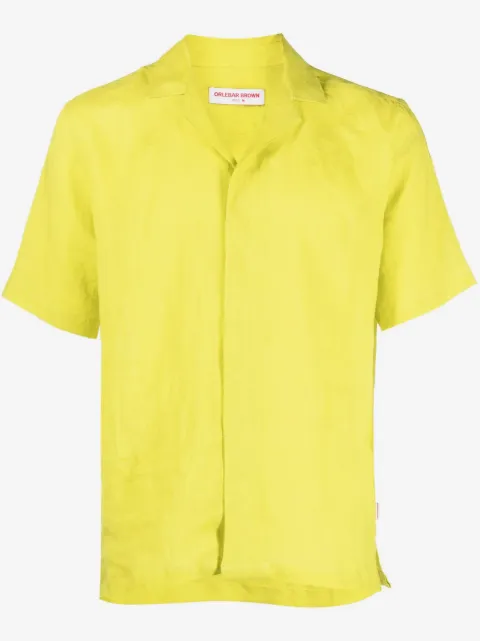 Orlebar Brown Maitan linen short-sleeve shirt