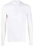 Orlebar Brown logo-print compression jumper - White