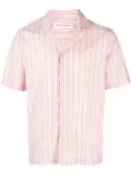 Orlebar Brown Maitan vertical-striped cotton shirt - Pink
