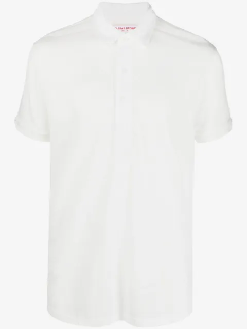 Orlebar Brown Sebastian short-sleeve linen polo shirt