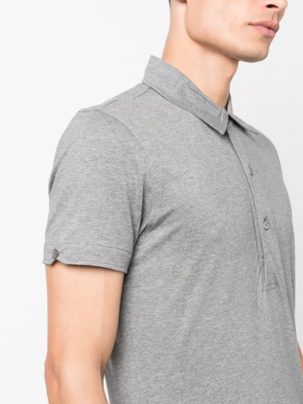 Orlebar Brown Playera Tipo Polo Manga Corta Gris FARFETCH CO