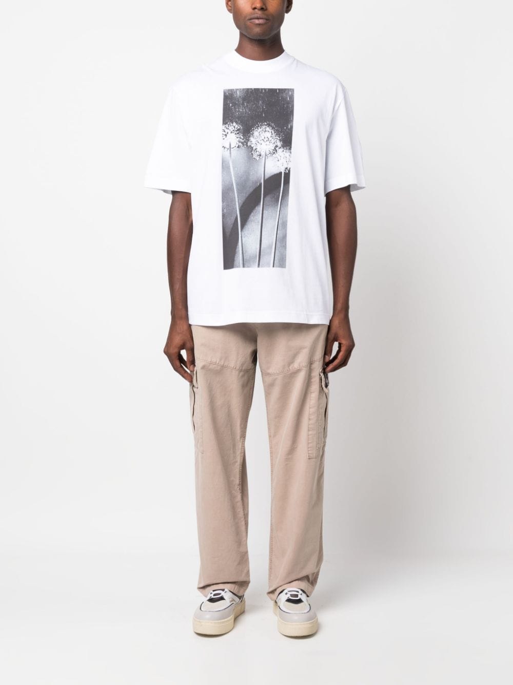 Calvin Klein Jeans straight-leg cargo trousers - Beige