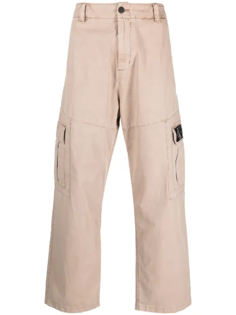 Calvin Klein Jeans pantalones cargo con diseño recto