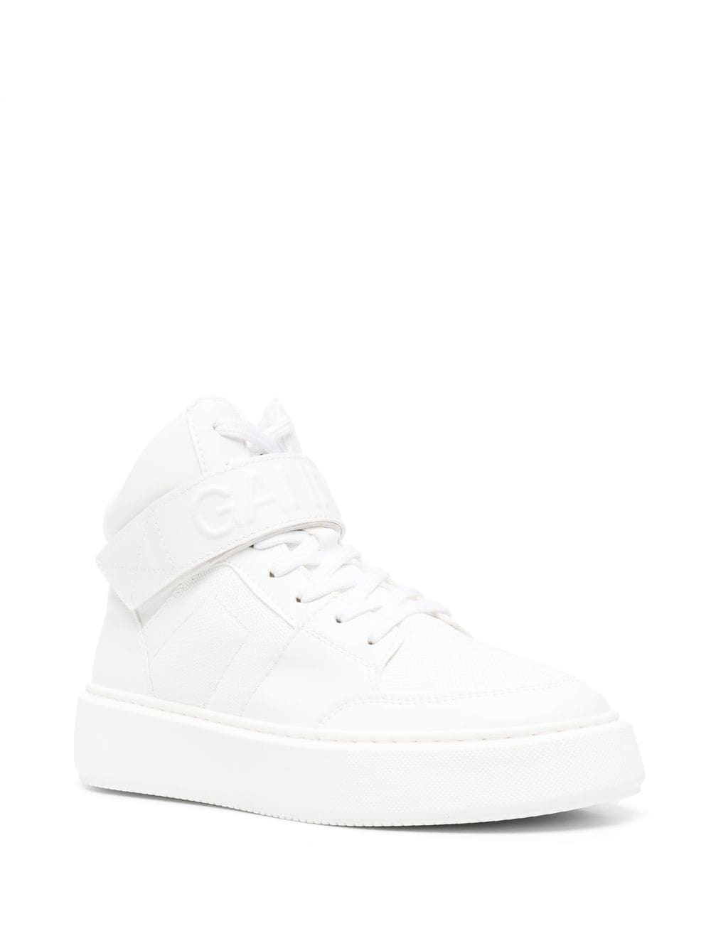 GANNI touch-strap high-top Sneakers - Farfetch