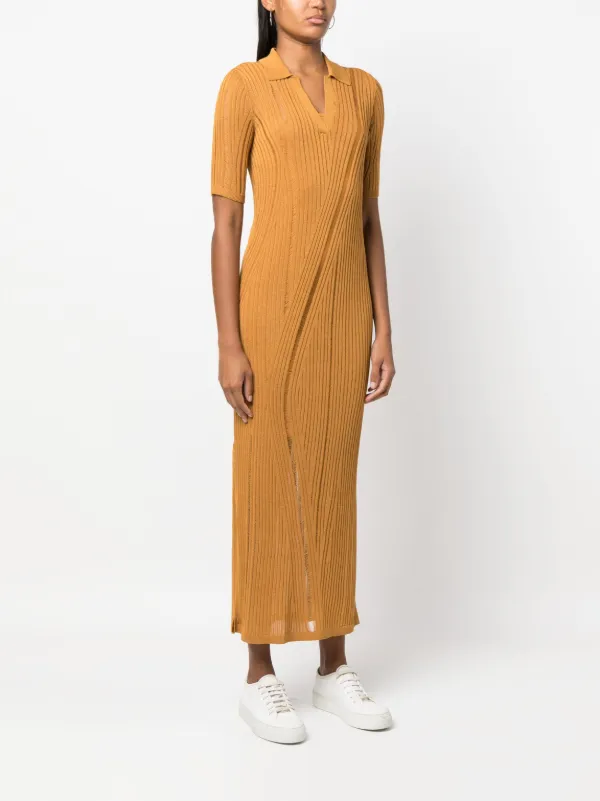 calvin klein brown dresses Strapless Vegan Leather Croc Texture Mini Dress main image 0