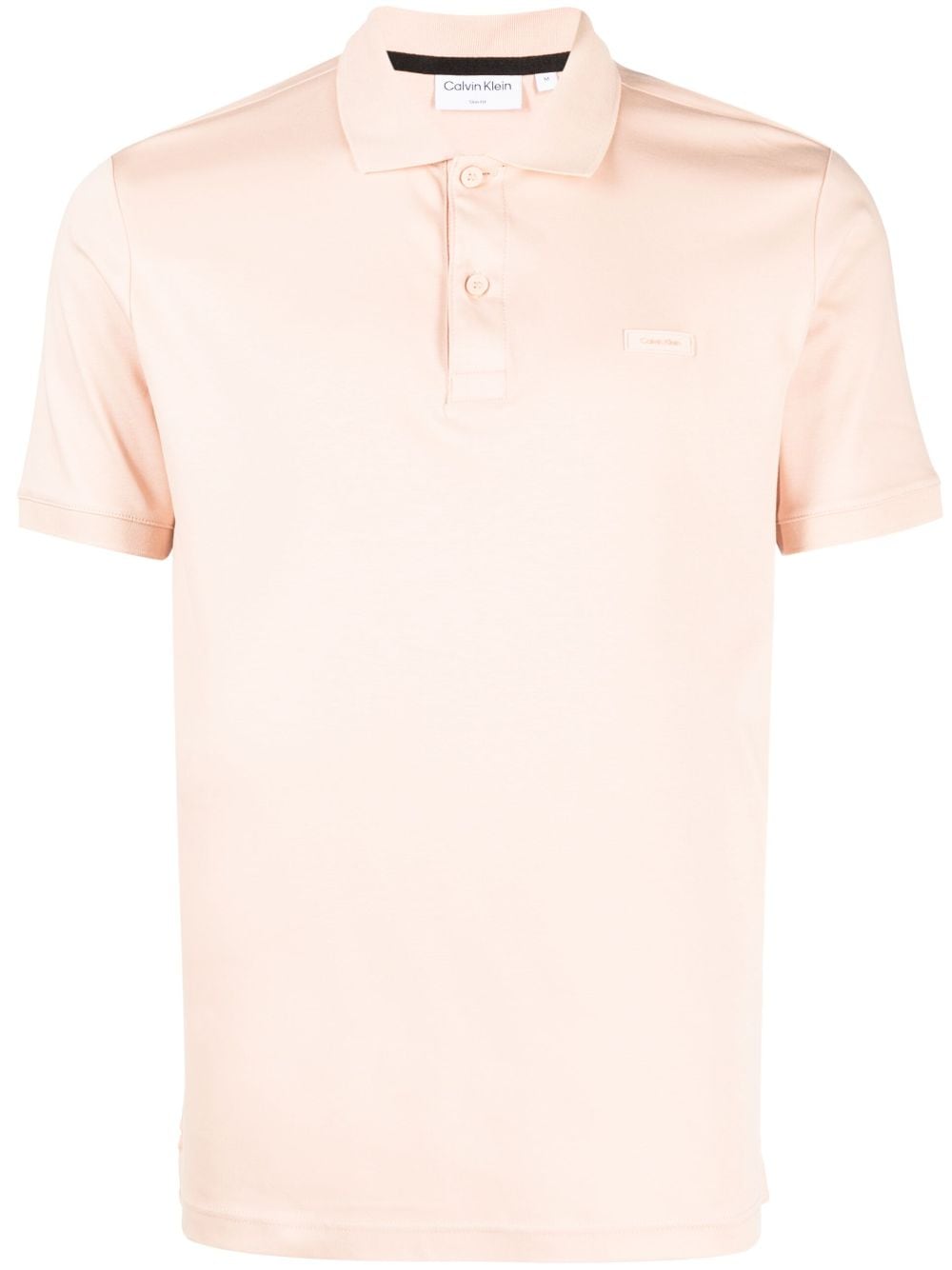 logo-patch cotton polo shirt