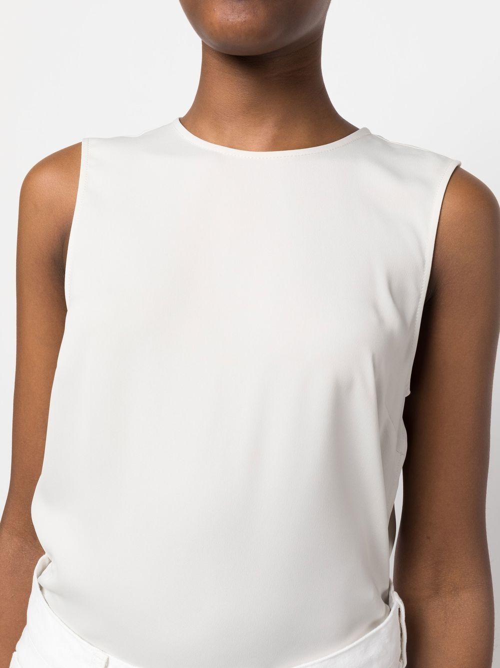 Calvin klein cheap sleeveless blouse