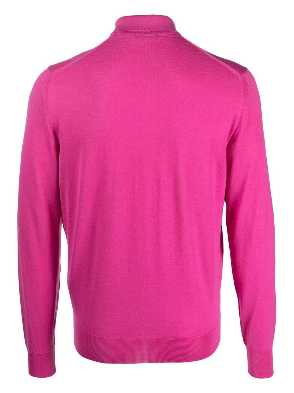 Drumohr Poloshirt met lange mouwen - Roze