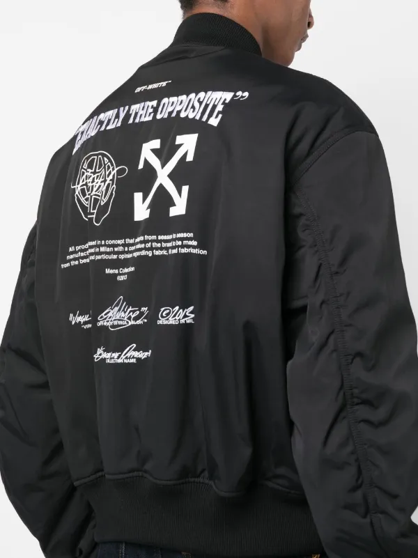 Off-White x AC Milan Bomber Jacket - Farfetch