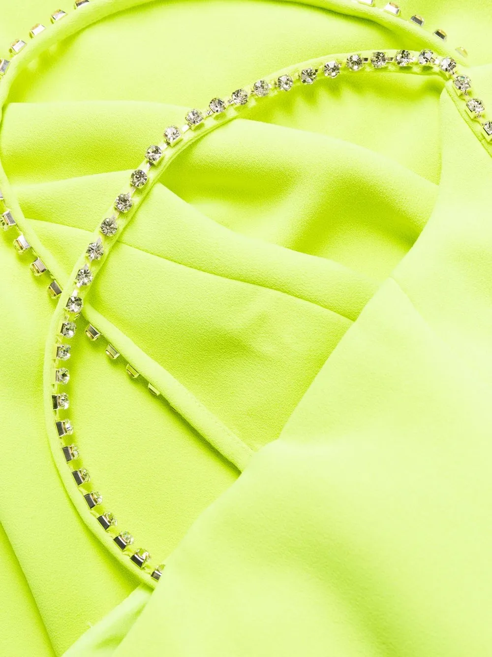 Rhinestone-Embellished Midi-Dress