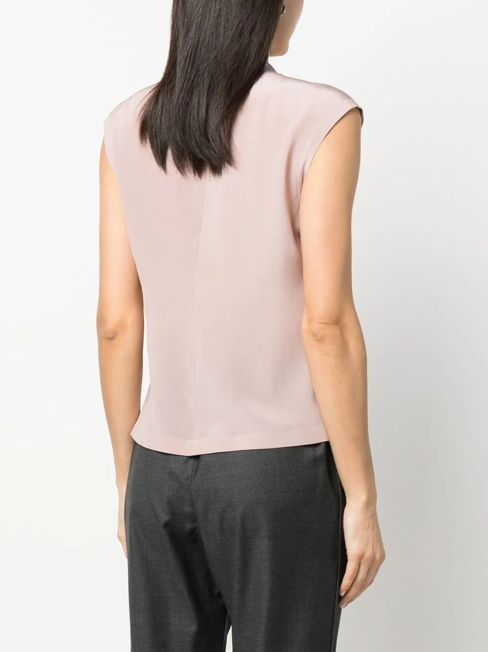 Brunello Cucinelli Silk Blouse In Rosa