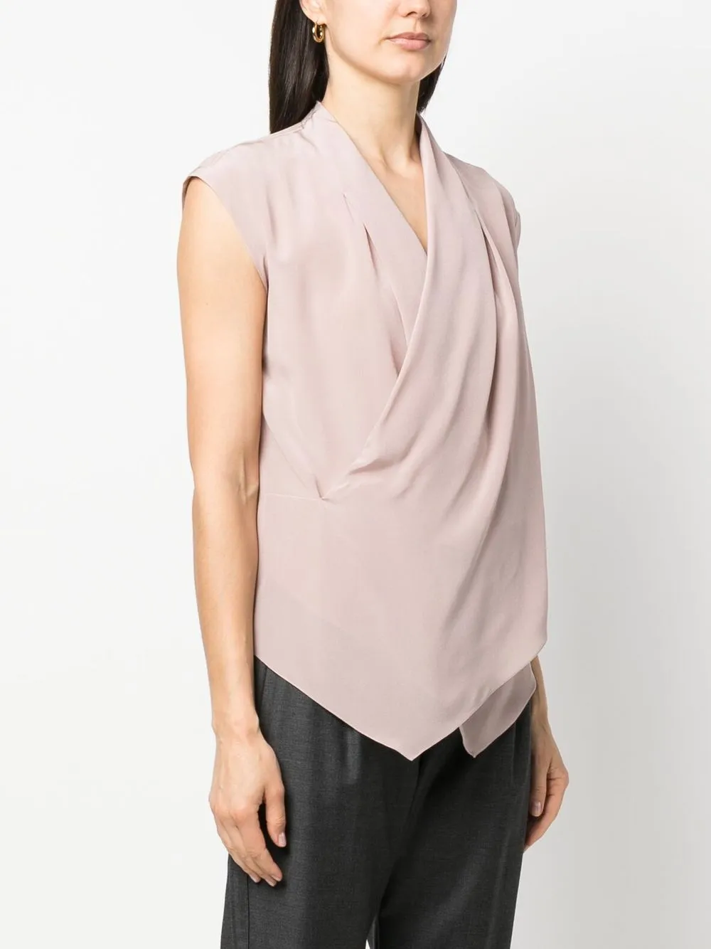 Brunello Cucinelli Silk Blouse In Rosa
