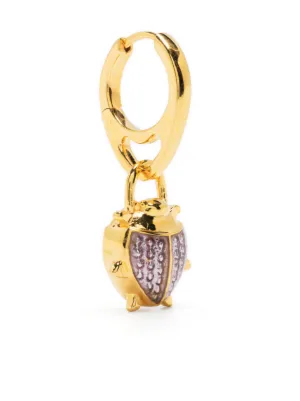 Maria Black Spring Bar Huggie | Gold | FARFETCH IL