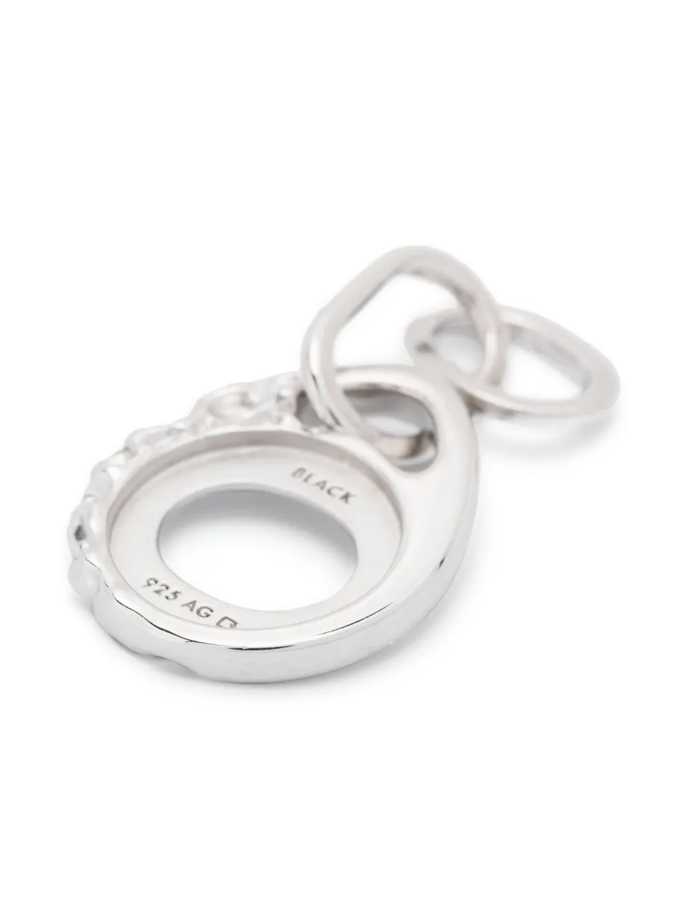 Maria Black Sterling Silver June Charm In Silver