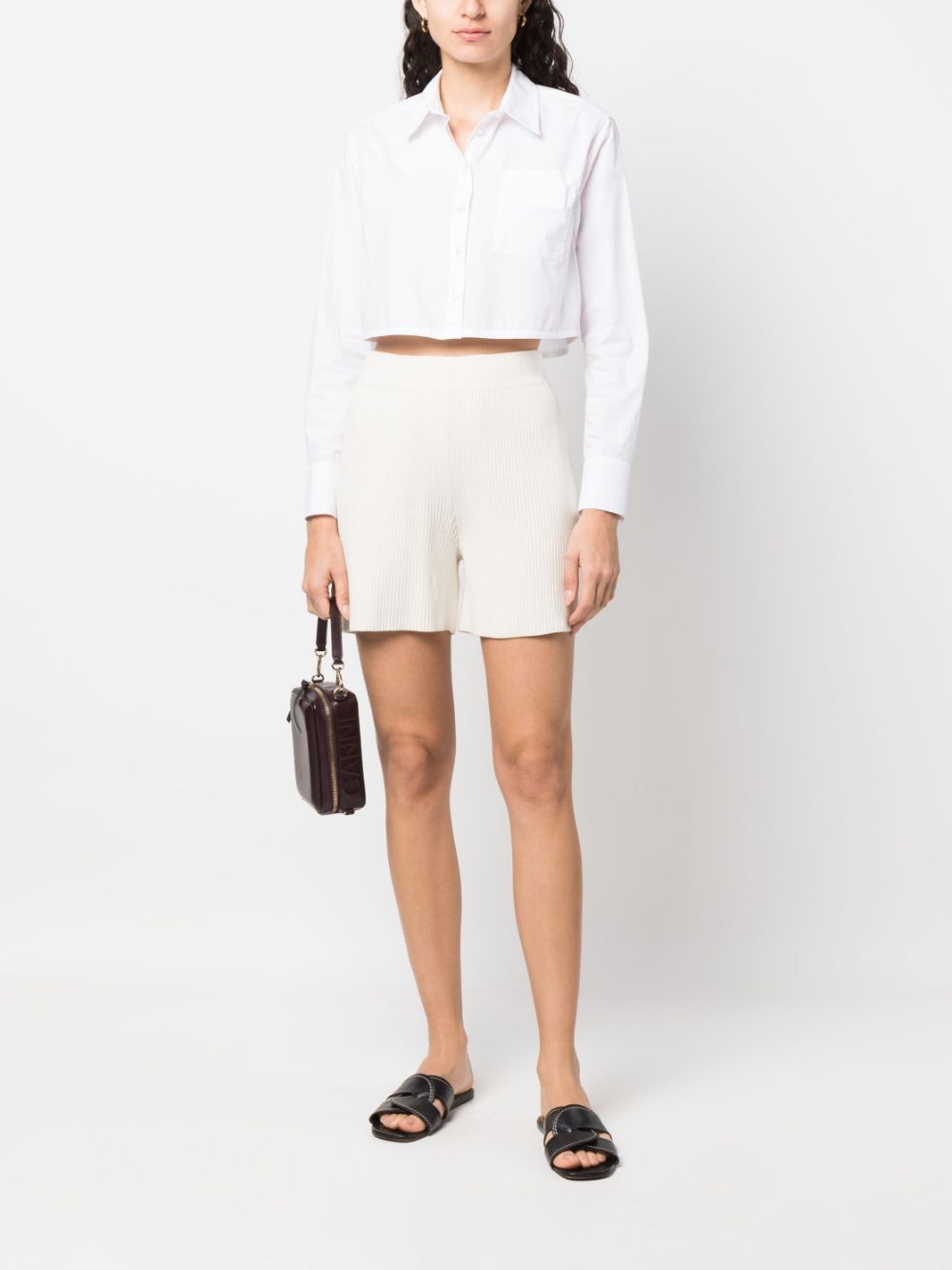 JOSEPH Zijden shorts - Beige