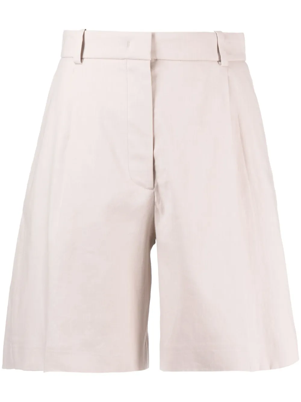 JOSEPH high-waist linen blend shorts