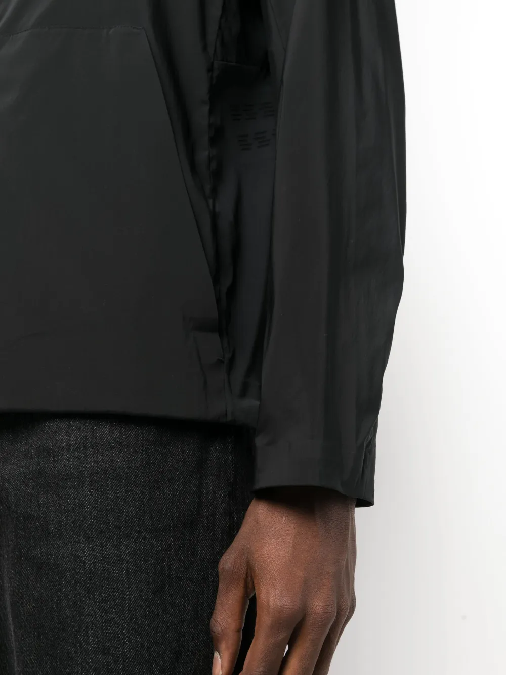 Orlebar Brown Jack met capuchon Zwart