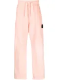 Stone Island Shadow Project Compass-patch track pants - Pink