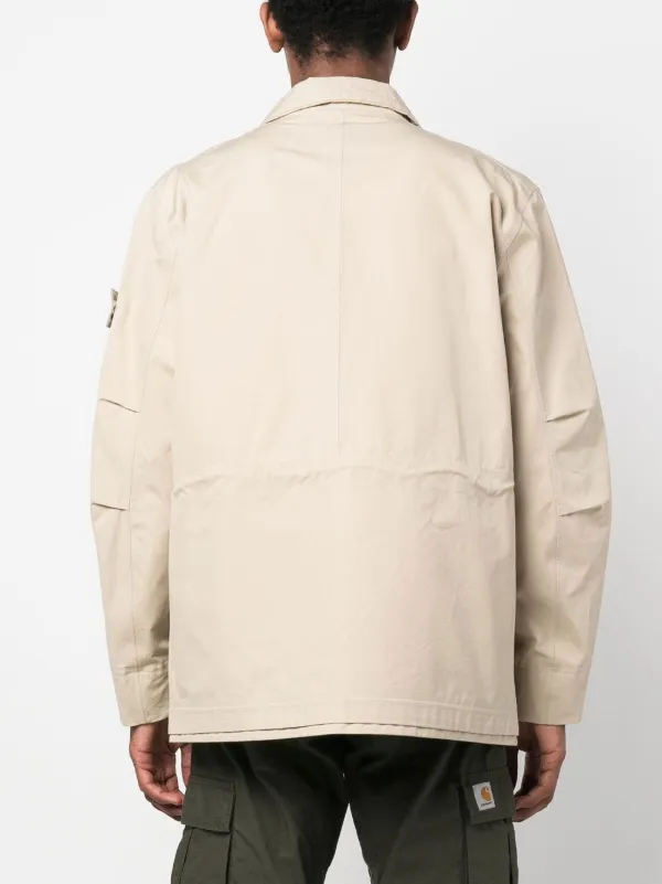 Stone island cream jacket top