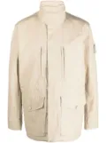 Stone Island Compass-patch long-sleeved jacket - Neutrals