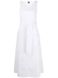 Lorena Antoniazzi belted midi dress - White