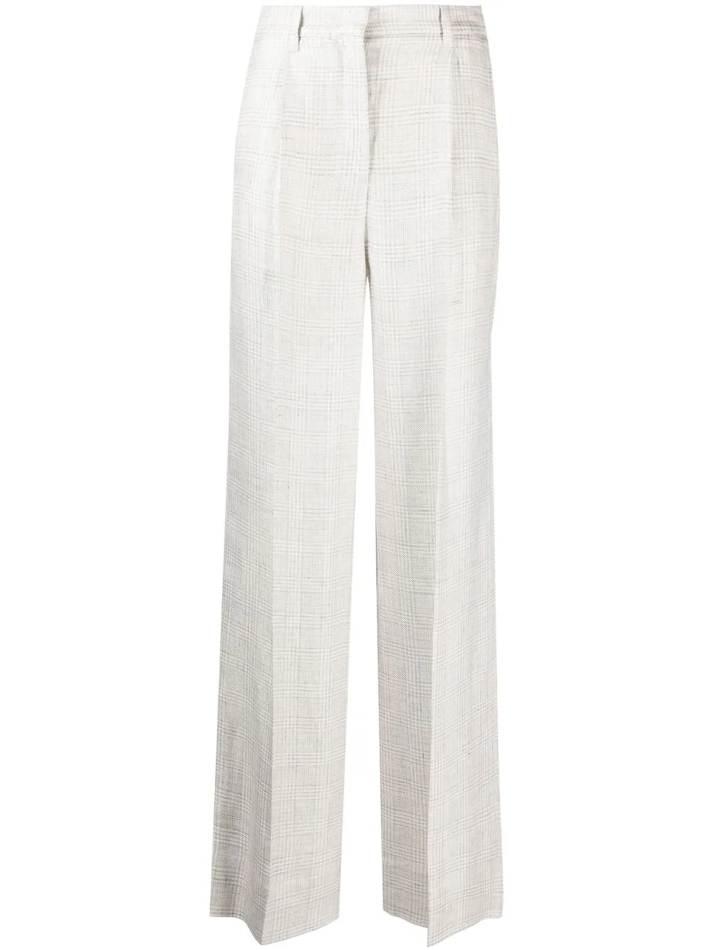 Lorena Antoniazzi Tailored Straight-leg Trousers In Weiss