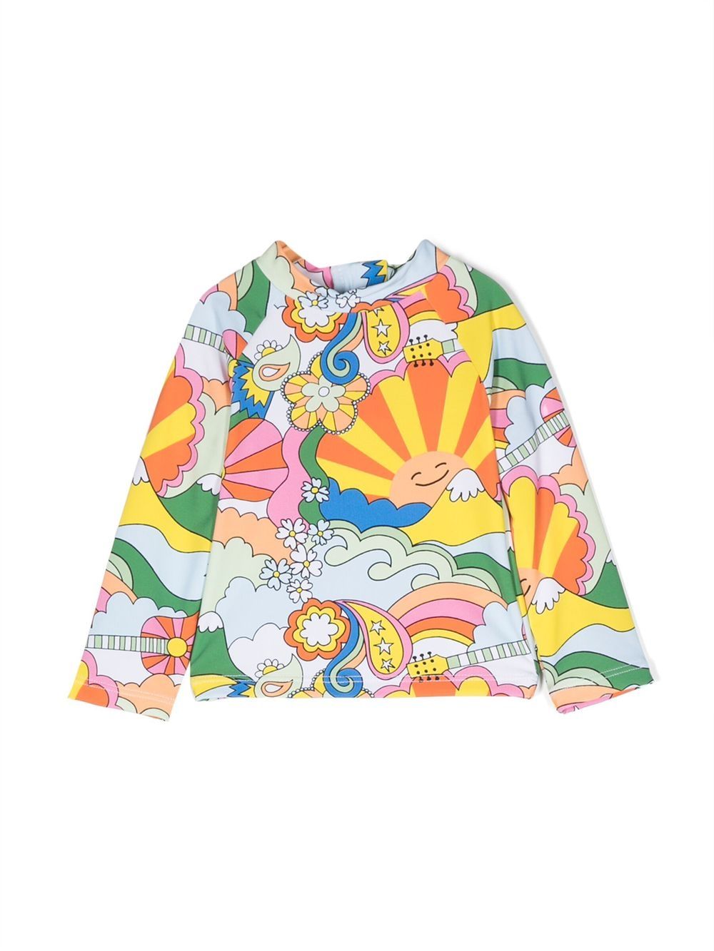 

Stella McCartney Kids pop art print top - Yellow