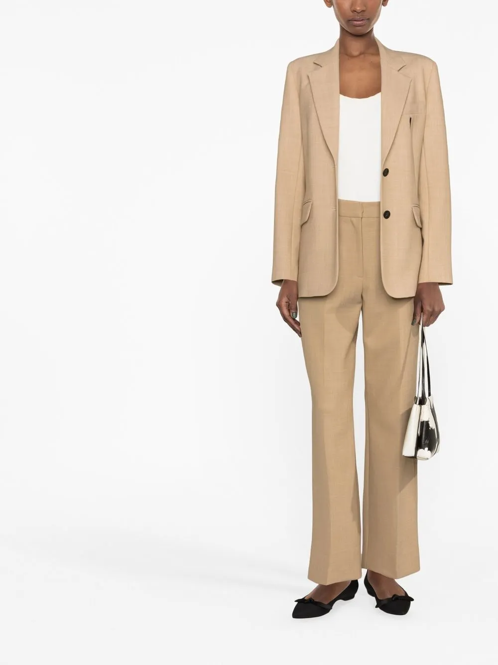 Claudie Pierlot Flared pantalon - Beige