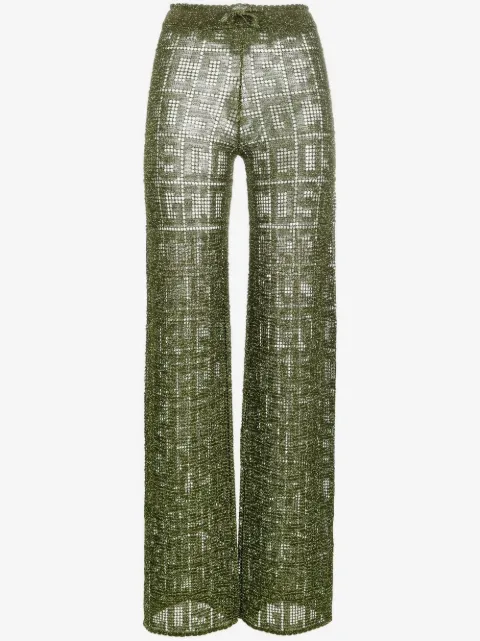 GCDS pantalon à logo imprimé