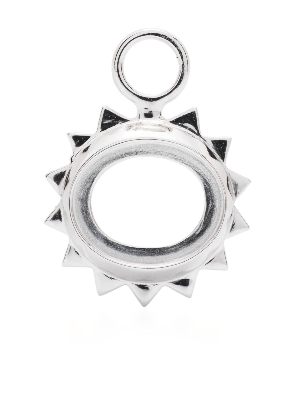 Maria Black Sterling Silver Jodie Earring Charm In 银色