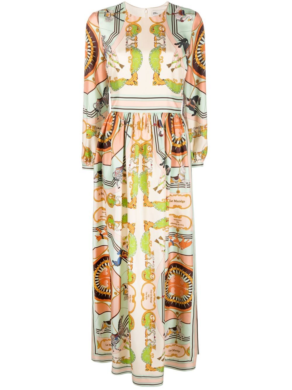Tory Burch baroque-print Silk Dress - Farfetch