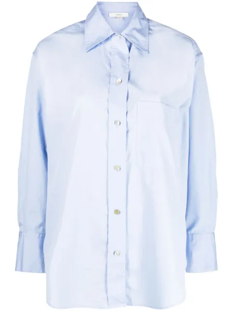 Vince long-sleeve cotton shirt 