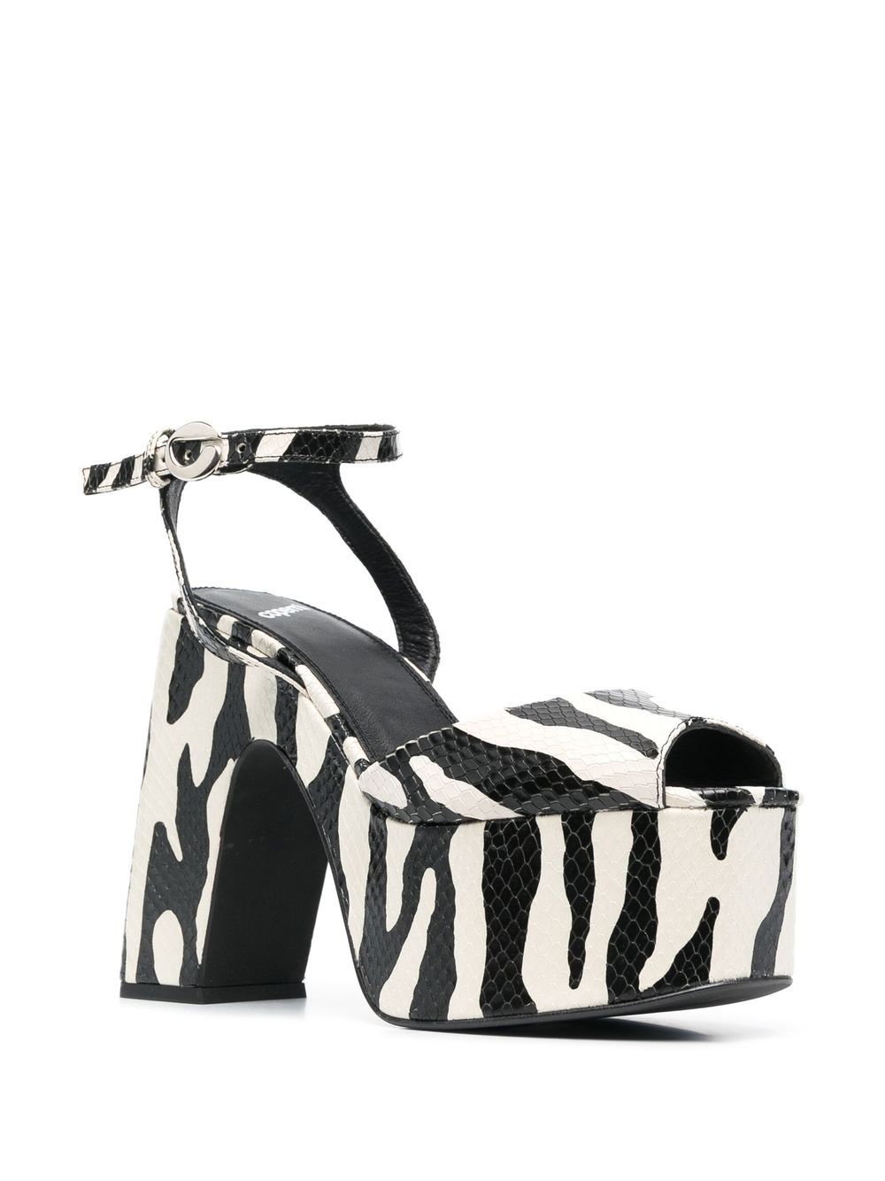 Coperni zebra-print platform-sole Sandals - Farfetch