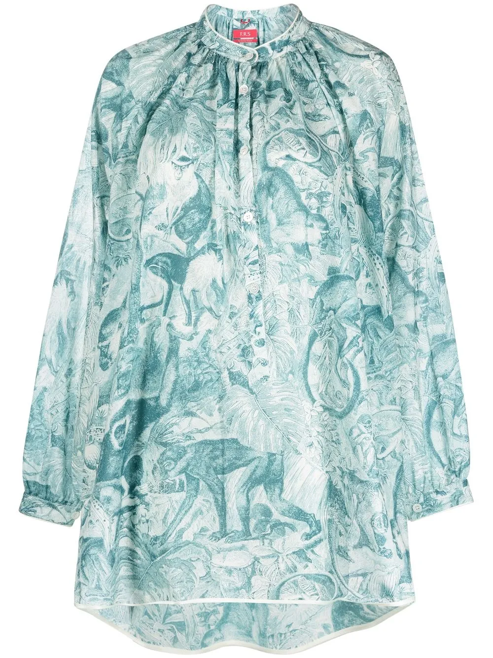 F.R.S For Restless Sleepers graphic-print cotton tunic