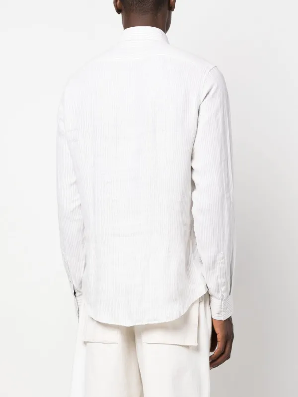 calvin klein men's linen shirt