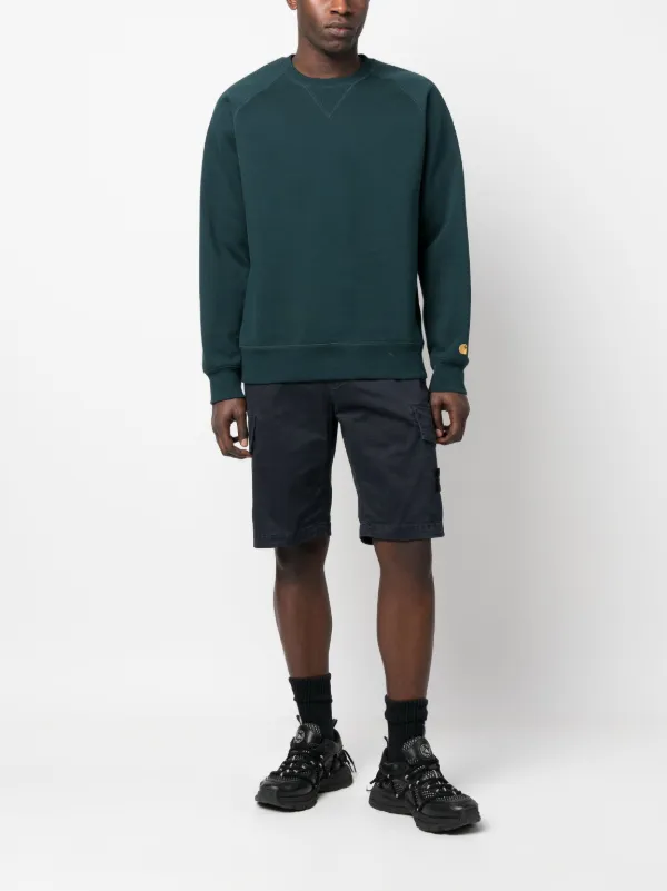 Stone Island コンパスモチーフ カーゴショーツ | ブルー | FARFETCH JP