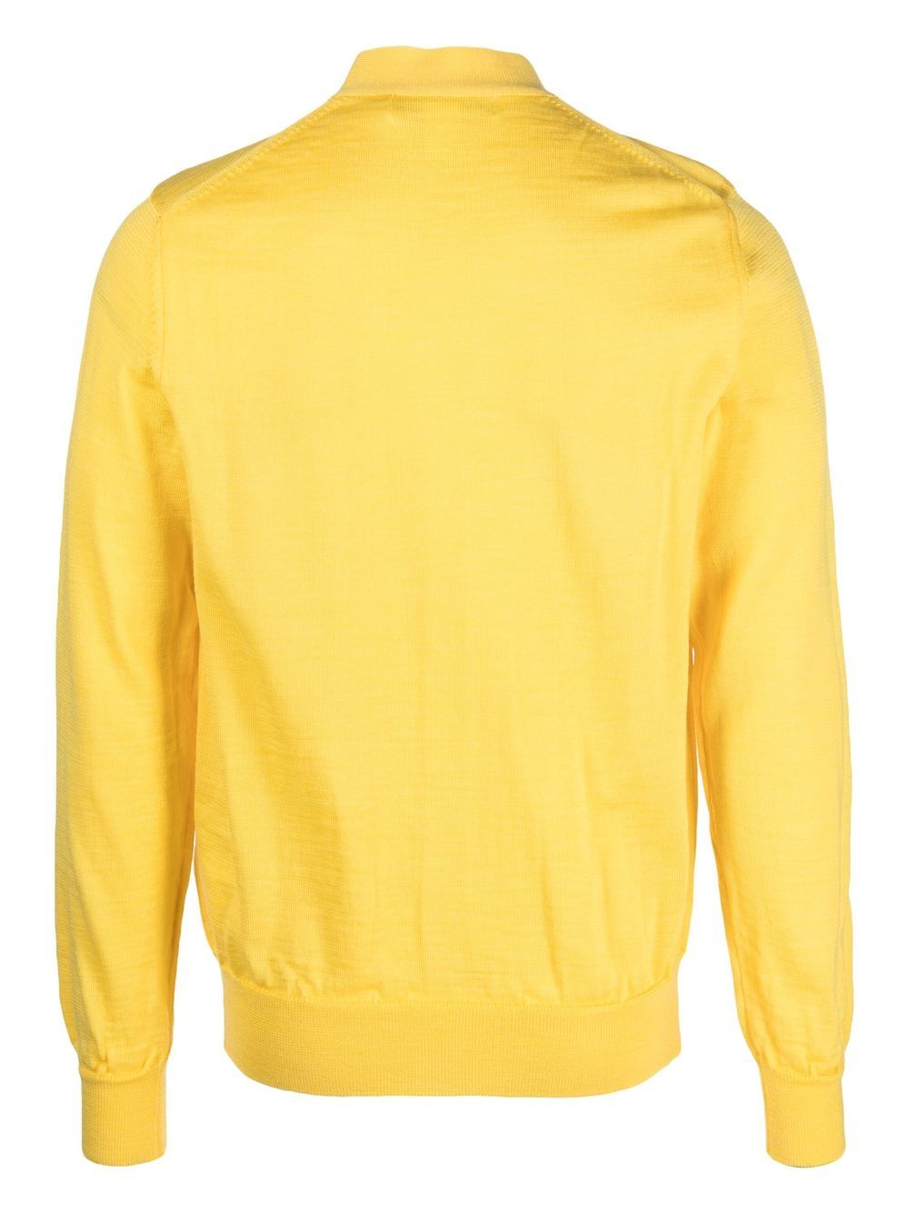 Shop Comme Des Garçons Shirt X Disney Intarsia-knit Logo Cardigan In Gelb