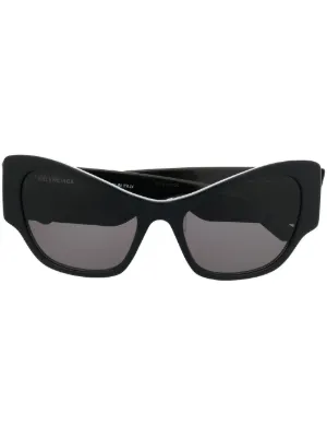 Balenciaga Eyewear キャットアイ サングラス | ブラック | FARFETCH JP