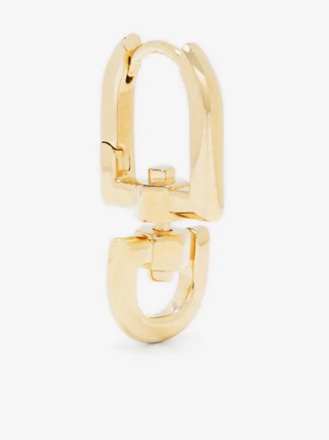 Maria Black Carabiner huggie earring