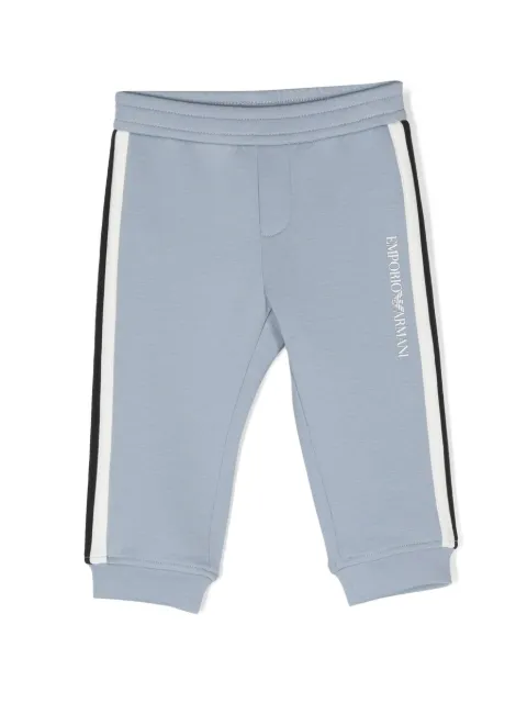 Emporio Armani Kids pantalon de jogging à logo imprimé