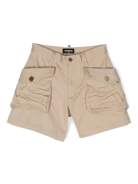 DSQUARED2 KIDS shorts con placa del logo