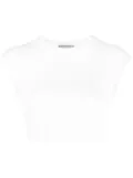 VETEMENTS solid cropped top - White