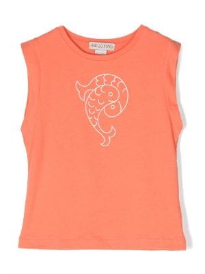 PUCCI Junior Girls T-Shirts - Shop Designer Kidswear on FARFETCH