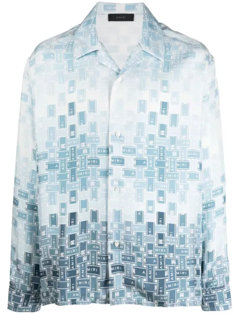 AMIRI camisa con estampado Gradient Tape