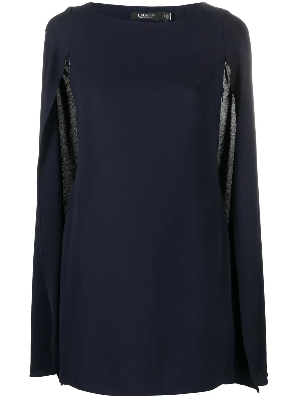 Ralph lauren cape overlay hot sale dress