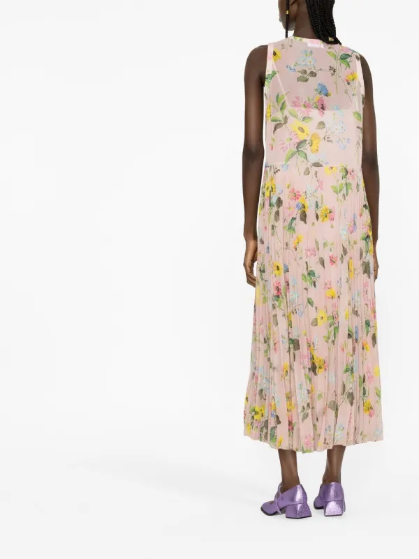 Topshop floral outlet sleeveless dress