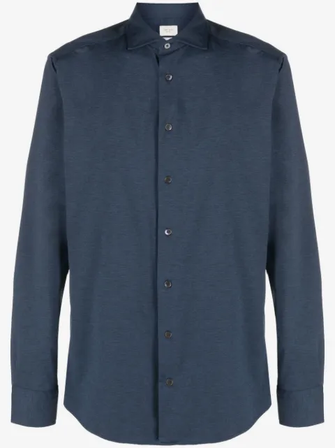 Traiano Milano chemise nervuré à manches longues