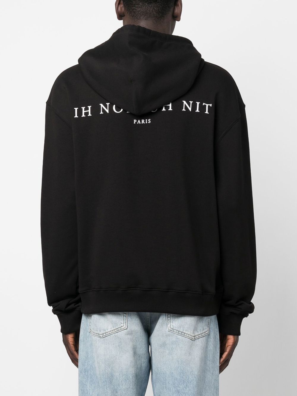 Ih Nom Uh Nit Graphic Print Cotton Hoodie Farfetch